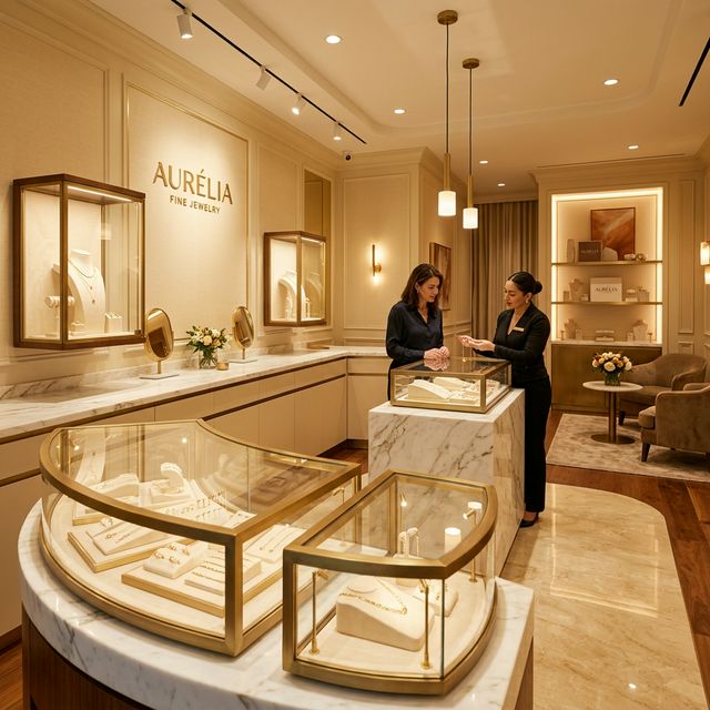 Modern Jewellers store — Aliot, Murree